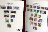 5 Alben Briefmarken, Schwerpunkt Bundes- republik Deutschland, Generalgouvernement, Franz. Zone und Saargebiet, Schwerpunkt 1950 (Berlin 1998), ...