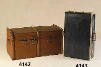Samsonitekoffer, Denver/USA, 50er Jahre, Luggage USA, Styl. 4739, Kunstleder, leicht wolkig, cremefarben umsÄumt, hochkant und seitlich stellbar, ...