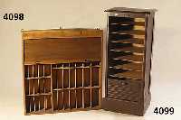 HÄngerollschrank, deutsch, um 1915/20, Weichholz, Buche, schÖne FÄchereinteilung, Rolladenverschluß, Gebrauchsspuren, fÜr Ab- lagezwecke ...