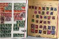 Deutsches Reich 182/1945, umfangreiches Slg., beginnend bei den Brustschilden Über Weimar bis zum 3. Reich, vielfach doppelt gesammelt, besehen ...