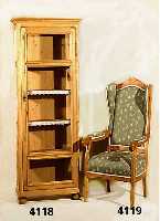 Vitrinen- bzw. BÜcherschrank, deutsch, nach dem Vorbild von 1880/90, Weichholz massiv, aufgesetzte Leisten, EinlegebÖden, praktisch, wohnfertig, ...