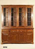 BÜcherschrank, Elsaß/Lothringen, im Stil von 1860/70, im Rahmensystem aufgebaut, Eiche massiv, versprosst und verglast, stiltypisch, sehr ...