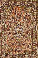Ghom, Persien, ca. 30 Jahre,Wolle auf Baum- Wolle,Ca 206 x 136 cm,EHZ 2,(SW 850 EUR).