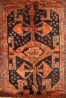 Lori, Persien, ca. 60 Jahre, Wolle auf Baumwolle, ca. 206 x 154 cm, SchÄtzwert: 570.- EURO.EHz 3