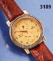 VETTA Herrenarmbanduhr, mit sog. Regulator- anz. (Std.-, Min. u. Sek. rotierend getrennt), Schweiz um 1994, Metall hartverg., Edelst. Boden gedr., ...