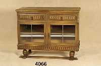 Vielzweckschrank, deutsch, um 1910/15, z.T. auf Rahmen gearbeitet, Korpus Weichholz, Eiche massvi, Bleiverglasung sekundÄr, Verzierung Ähnlich ...