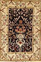 Esfahan fein, Persien, 10 Jahre, Korkwolle mit und auf Seide, ca. 161 x 110 cm,EHZ 1-2 SchÄtzwert: 3200.- EURO, ca. 1,0 Mio. Kn/qm