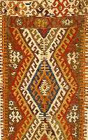 Kelim, TÜrkei, um 1910, ca. 190 x 91 cm, EHZ: 4