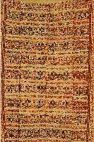 Verneh Shahsawan, Persien, um 1900, Wolle auf Wolle, ca. 152 x 98 cm, 4 Bahnen zusammengesetzt,EHZ:4.SchÄtzwert:2500 EURO.