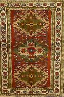 Adler Kars, TÜrkei, ca. 50 Jahre, Wolle auf Wolle, ca. 178 x 130 cm, EHZ: EHZ: 2