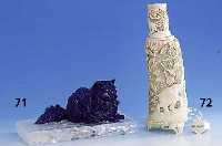 Skulptur Angorakatze in gespannter Haltung, Lapislazuli mit feiner Pyrithaderung, hervor- ragendes Lapislazuli in tiefen blauen TÖnen (Preuß. ...