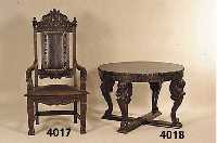 Prunkarmlehnstuhl, deutsch, um 1900/10, Eiche massiv, FrÜhbarockstil mit Renaissance- elementen, Flachschnitzerei im Schuppendekor mit ...