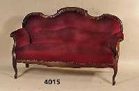 2-sitzer Sofa, sÜddeutsch, um 1835/45, Schauteile Nußbaum massiv, Louis-Philipp-Stil, allseitig geschweift, sparsame Ornamentierung , RÜcken ...