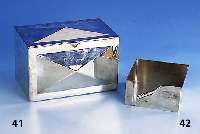 Schmuckschatulle mit Einsatz, 925er Silber, total ca. 1068 g, ca, 17.5 x 11.5 x 10.5 cm, ehem. unverb. Preisempf. lt. Einl. ca. EUR 2100.-