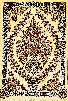 Esfahan fein, Persien, 20 Jahre, Korkwolle mit und auf Seide, ca. 158 x 112 cm,EHZ 1-2 SchÄtzwert: 3200.- EURO, ca. 1,0 Mio. Kn/qm