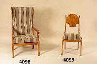 Ohrenbackensessel, im Biedermeierstil, Kirschbaum massiv, praktisch, schÖnes Stil- mÖbel, stabil, wohnfertig, qualitÄtvolle Ver- arbeitung, ca. ...