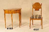 Konsolentisch, im Biedermeierstil, Kirsch- baum massiv, poliert, nach altem Vorbild von 1820/30, unter Verwendung Älterer Teile, schÖnes ...
