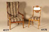 2 StÜhle, im Stil des Wiener Biedermeier, Kirschbaum massiv, nach dem Vorbild von 1820/ 30, poliert, gute Verarbeitung, wohnfertiges StilmÖbel, ...