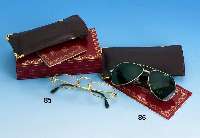CARTIER-Sonnenbrille, Modell Santos, mit ErsatzglÄser, mit Orig. Lederbeutel und Papiere