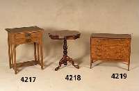 BeistellkommÖdchen, deutsch, um 1930, Korpus Weichholz/Hartholz, Ahornfurnier, neue Sachlichkeit, starke Anlehnung an den SpÄt- biedermeierstil, ...