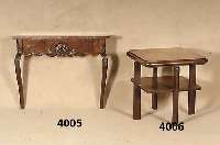 Konsole, Beine 18. Jhd., Zarge um 1890, zusammengesetzte, braun-schwarz geÄderte Marmorplatte, Nußbaum, Nußbaumfurnier, spar- same Schnitzerei ...