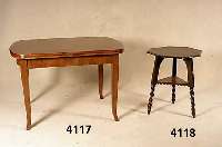 Beistelltisch, Niederlande, um 1890/1900, Eiche massiv, 8-eckig, Beine gedrechselt und gerieft, mit Ablagefach, vielfach verwendbar, ca. 70x64x64 ...