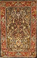 Esfahan fein, Persien, 10 Jahre, Korkwolle mit und auf Seide, ca. 170 x 111 cm,EHZ 1-2 SchÄtzwert: 3200.- ca 1 Mio Kn/qm.