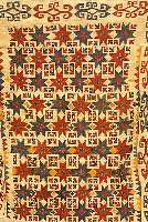 Kelim, Uzbekistan, um 1920, Wolle auf Wolle, ca. 168 x 132 cm, SchÄtzwert: 1600.- EURO, EHZ: 4 eine Seite verkÜrzt.
