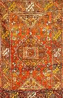Canacale, Anatolien, um 1930, Wolle auf Wolle, ca. 184 x 120 cm, EHZ: 2-3 SchÄtzwert:1200 EURO.