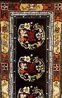 China alt, um 1930, Wolle auf Baumwolle, ca. 175 x 91 cm, EHZ: 2, reinigungsbedÜrftig SchÄtzwert:1200 EURO.