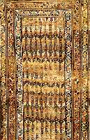 Gendje, Kaukasus, um 1880, Wolle auf Wolle, ca. 287 x 111 cm, EHZ 4-5.SchÄtzwert:2500 EURO