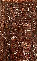 Saryk, Turkman, um 1900, Wolle auf Wolle, ca. 132 x 41 cm, EHZ 5