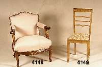 2 StÜhle, deutsch, um 1928/30, sogenanntes Deutsches ArtDeco, Weichholz, Birkewurzelfur- nier, Bezug erneuert, Altersspuren, zeittyp- isch, ca. ...