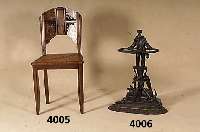 SchirmstÄnder, deutsch um 1890, Gusseisen, Renaissacestil, AkantusblÄtter verz., RÜcken- teil Matrose, mit Schiffsemblemen, bzw. Seil u. ...