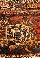 Afshar Taschenfront, Persien, um 1940, Wolle auf Baumwolle, ca. 40 x 44 cm, SchÄtzwert: 600.- EURO, EHZ: 3