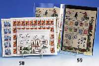 Japan, ca. 1890-1920, 3 vollstÄndige, far- benprÄchtige "TOURIST SHEETS" mit Briefmarken Steuermarken, dabei Vorderseite eines Geld- ...