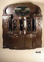ReprÄsentativer Buffetschrank, deutsch, um 1900, auf fÜnf Hauptteilen, Korpus Weichholz , Eiche massiv, Eichefurnier, Schnitzereien aus dem ...