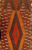 Zeltband Antik (ev.Yamut), Torkmenstan, um, Wolle auf Wolle, ca. 451 x 38 cm, SchÄtzwert: 1200.- EURO, EHZ: 5,