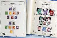 Briefmarken-Sammlung Sowjetische Zone, 1945/1948, umfangreiche teils spezialisierte Sammlung, postfrisch, gestempelt auf Album- blÄttern