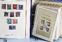 Briefmarken-Sammlung Bundesrepublik 1949-1970, komplett in den Hauptnummern bis auf "Bach- Siegel" bis 1954 ungebraucht, postfrisch, ...