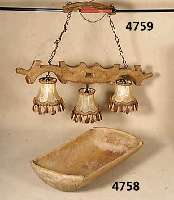 Backmulde, deutsch, um 1870-90, Lindenholz, aus dem Vollholz geschnitzt, Kopfrandver- stÄrkungen u. Habe,ca. 22x100x53 cm