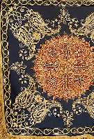 Rasht Stickerei, Persien, um 1900, ca. 68 x 64 cm, SchÄtzwert: 1600.- EURO, EHZ: 3
