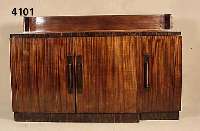 Anrichte, Frankreich, um 1935/40, spÄtes ArtDeco, Korpus Weichholz/Hartholz, Palisander - und Makassarfurnier, praktische einfache ...