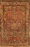 Esfahan fein Antik, Persien, um 1890, Wolle auf Baumwolle, ca. 203 x 135 cm, SchÄtzwert: 4500.- EURO, EHZ: 3-4