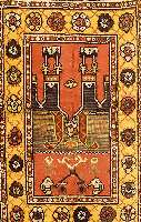 Gebets Teppich, RumÄnien, um 1900, Wolle auf Baumwolle, ca. 137 x 87 cm, SchÄtzwert: 950.- EURO, EHZ: 3-4