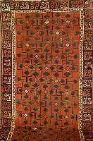 Kirgise, Rußland, um 1900, Wolle auf Wolle, ca. 296 x 142 cm, SchÄtzwert: 1700.- EURO, EHZ: 4