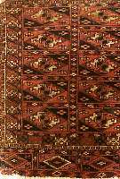 Tekke fein, Rußland, um 1900, Wolle auf Wolle, ca. 49 x 39 cm, SchÄtzwert: 1450.- EURO, EHZ: 3-4
