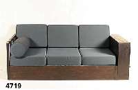 Schlafcouch, Jugendstil, um 1904/05, VerwandlungsmÖbel, Couch in Bettcouch, Korpus Weichholz/Eiche massiv, Fußende verstabt, nach Abnahme der ...