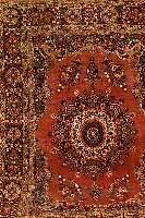 Mud sign, Persien, ca. 50 Jahre, Wolle auf Baumwolle, ca. 380 x 280 cm, SchÄtzwert: 1300.- EURO, EHZ: 4-5 (mottenfras).