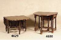 Oblongtable, England, um 1900/10, nach dem Vorbild von 1830/40, viktorianisch, Gestell Eiche massiv, Platte doppelt getreppt, viel- fach ...